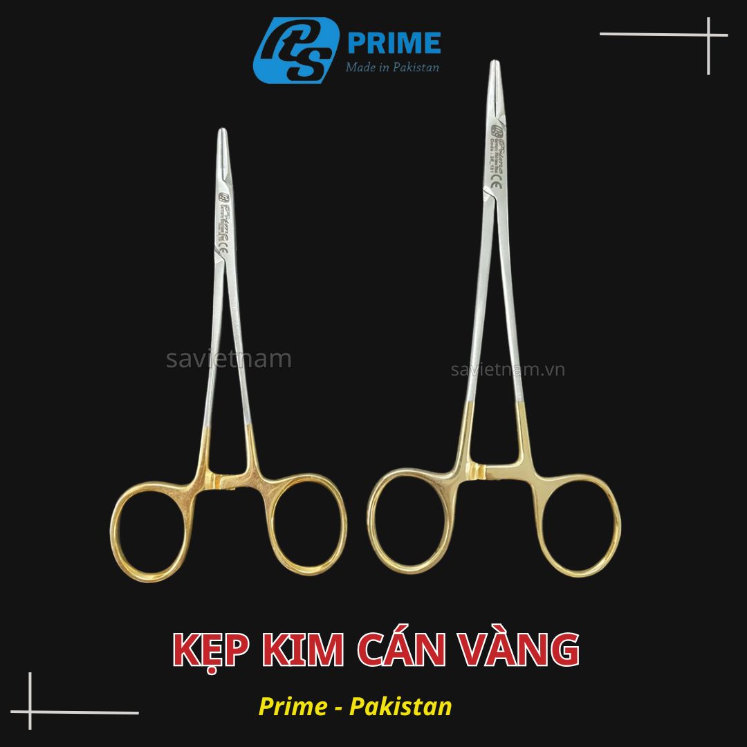 Kìm kẹp kim cán vàng 14cm 16cm