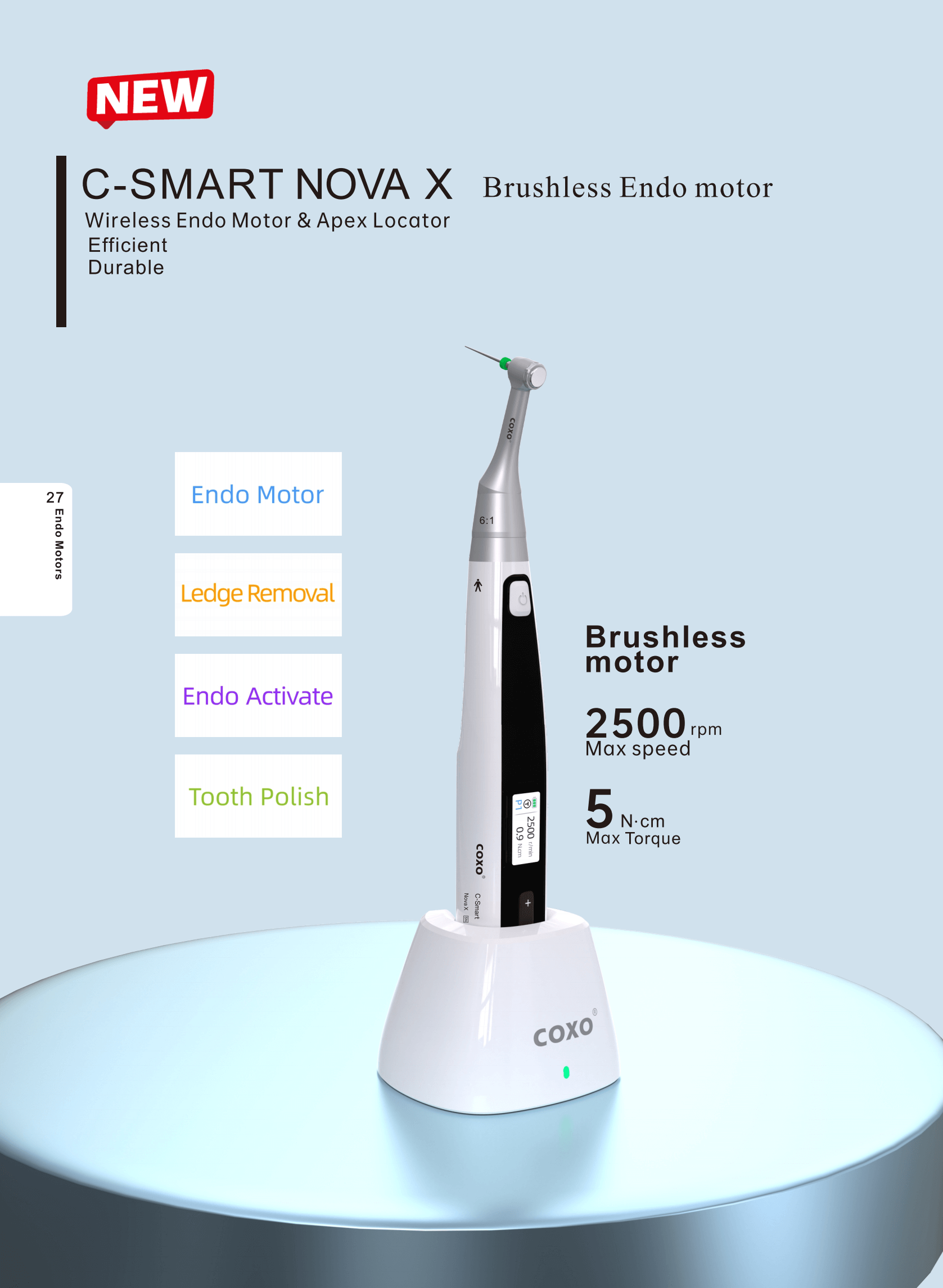 Máy nội nha tích hợp định vị chóp COxo NOva X