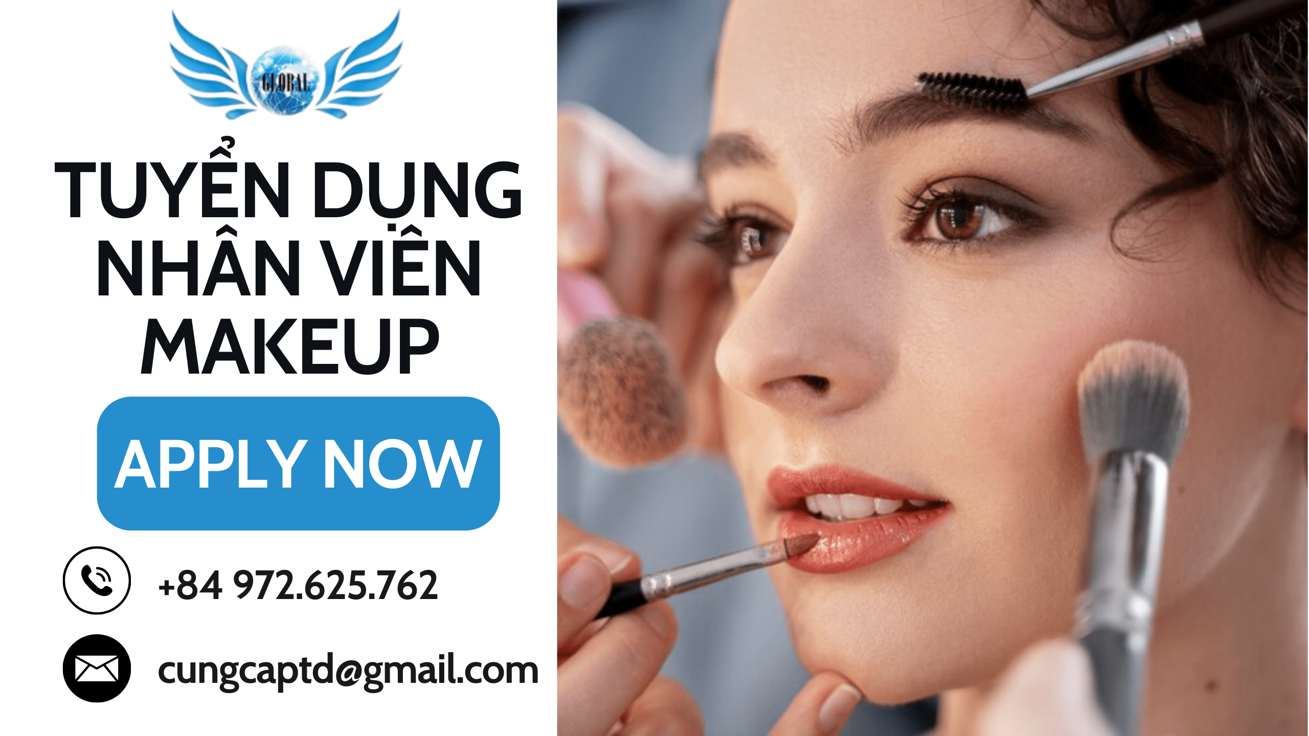 TUYỂN DỤNG NHÂN VIÊN MAKEUP