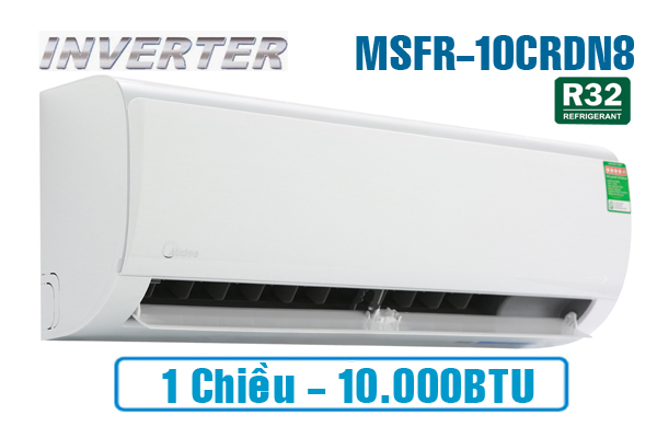 Điều hòa 1 chiều Inverter 9000BTU Midea MSFR-10CRDN8