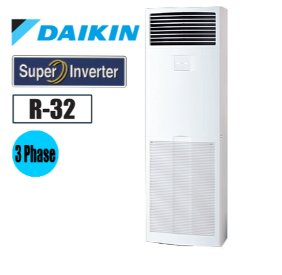 Máy ĐHKK Sky Air loại Tủ đứng - Inverter cao cấp - Điều khiển dây, 1 chiều lạnh công suất 42.000BTU FVA125AMVM/RZF125CYM+BRC1E63, 3 pha
