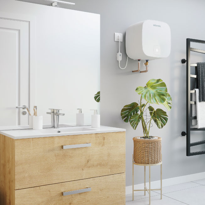 Bình Nóng Lạnh Atlantic AMI SQUARE 30L