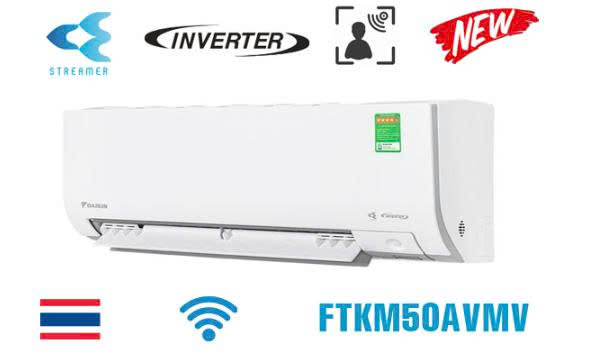 Điều hòa Daikin 18000BTU 1 chiều, inverter. Model: FTKM50AVMV