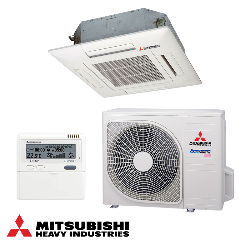 Điều Hòa Âm Trần Mitsubishi 42000Btu 2 Chiều Inverter FDT125VH/FDC125VNP-W