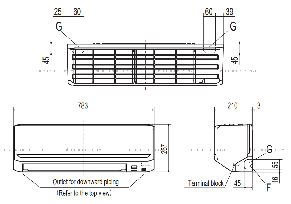 Điều Hoà Mitsubishi Heavy Inverter SRK50ZSPS-S5 2 chiều 24000 BTU