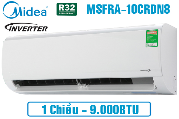 Điều Hòa 1 Chiều Inverter 9000BTU Midea MSFRA-10CRDN8