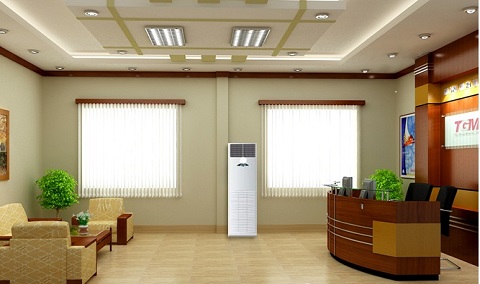 Điều hòa Tủ đứng, 55000BTU, 1 chiều, điều khiển từ xa. Model: FVRN140BXV1V/RR140DBXY1V (3 pha)