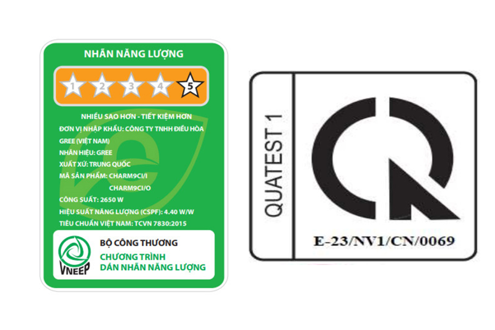 Điều hòa Gree 2 chiều Inverter 1.5 HP CHARM12HI Mới 2023