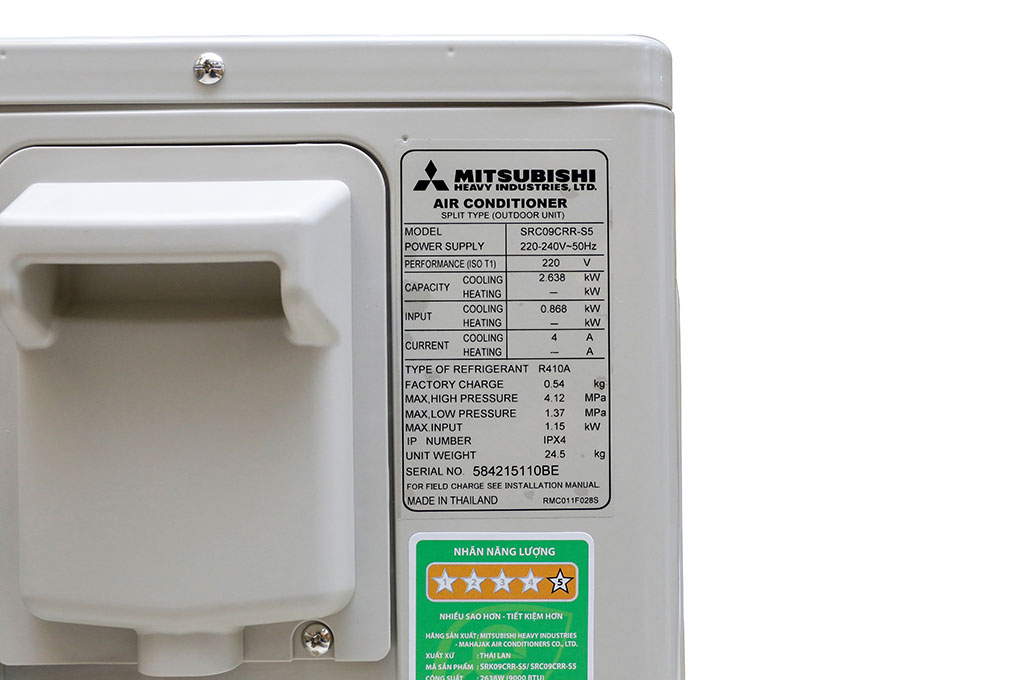 Điều Hoà Mitsubishi Heavy SRK09CTR-S5 1 chiều 9000 BTU