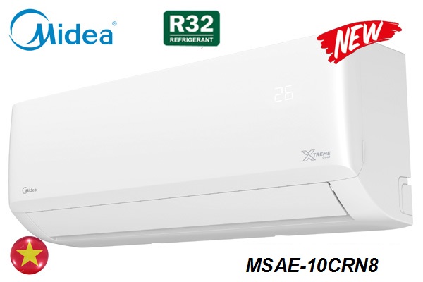 Điều Hòa Midea 9000Btu 1 Chiều MSAE-10CRN8 Gas R32