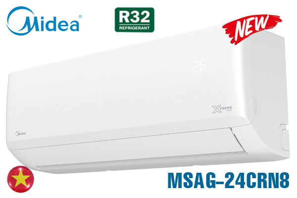 Điều Hòa Midea 24000Btu 1 Chiều MSAG-24CRN8 Gas R32