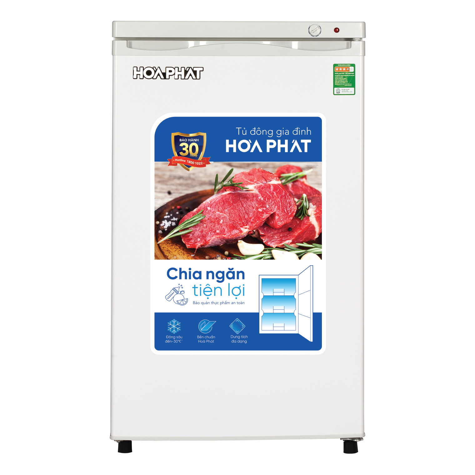 Tủ đông đứng Hòa Phát HPF UAH6106 106 lít