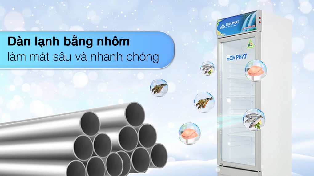 Tủ mát Hòa Phát 195 Lít HSC 550F1R1