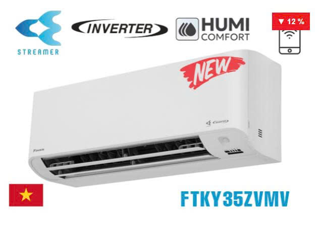 Điều hòa Daikin 12000BTU inverter 1 chiều FTKY35ZVMV