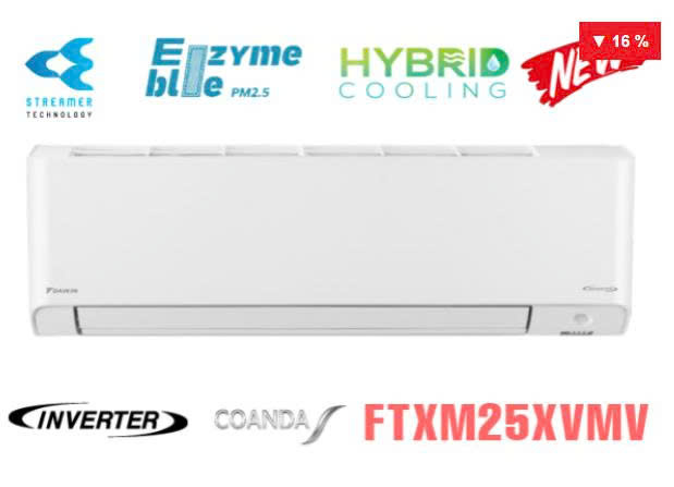 Điều hòa Daikin 2 chiều Inverter 9000BTU FTXM25XVMV