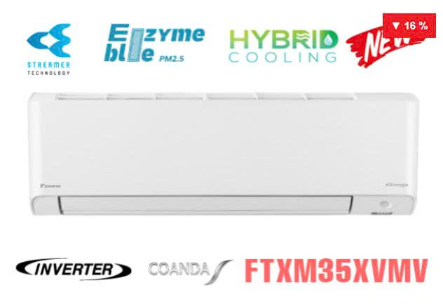 Điều Hòa Daikin 2 Chiều Inverter 12.000BTU FTXM35XVMV
