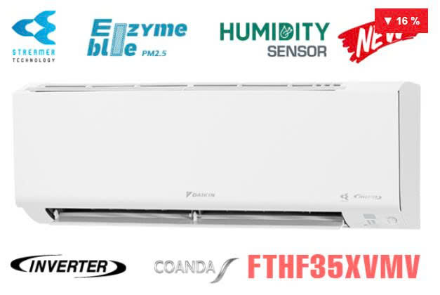 Điều hòa Daikin 2 chiều 12000BTU inverter gas R32 FTHF35XVMV