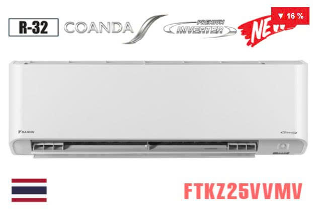 Điều hòa Daikin 1 chiều 9000BTU inverter FTKZ25VVMV