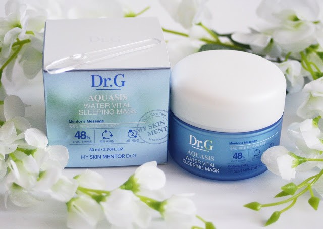 Image result for Mặt nạ ngủ dưỡng ẩm Dr.G Aquasis Water Vital Sleeping Mask