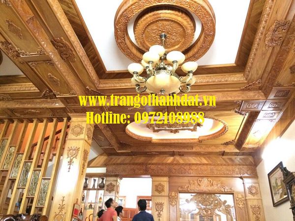 Trần gỗ cổ điển TD-CD07
