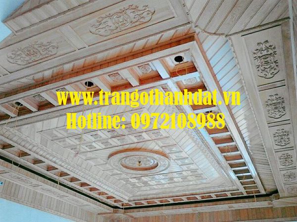 Trần gỗ tự nhiên TĐ-TN018