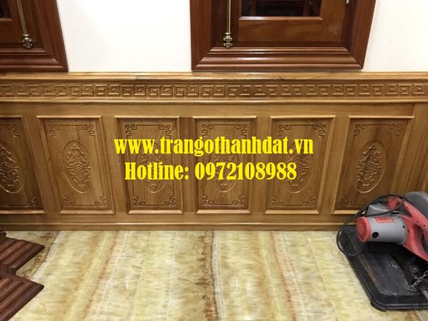 Thiết kế ốp tường gỗ TĐ-OT003