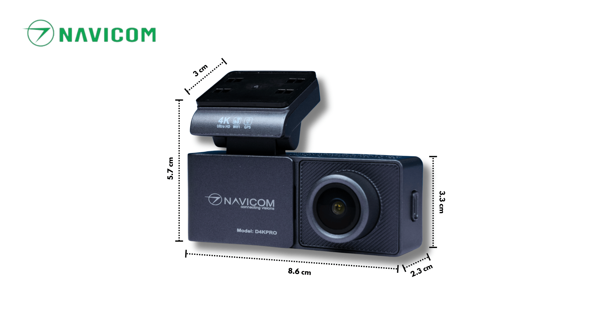 Camera hanh trinh NAVICOM D4K Pro - Ghi hinh 4K, Ket noi Wifi & GPS, Ho tro trong xe 2424