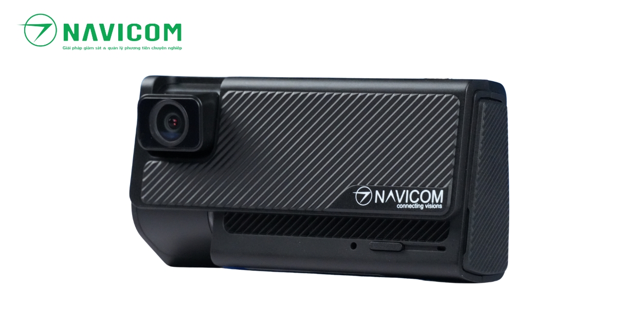 Camera hành trình 4K ghi hình 3 kênh trước trong cabin và sau xe NAVICOM J247pro4K-3CH