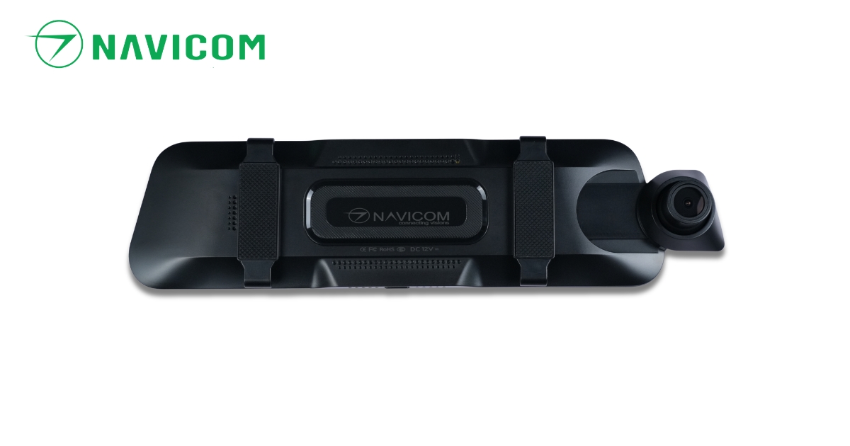 Camera hành trình gương ô tô NAVICOM G96 - 4K, Kết nối Wifi, GPS