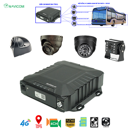 lắp camera quan sát trên xe bus hiệu quả