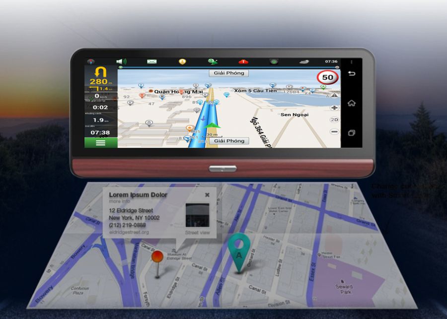 Camera hành trình thông minh wifi 4g navicom n98 plus camera hành trình giá rẻ