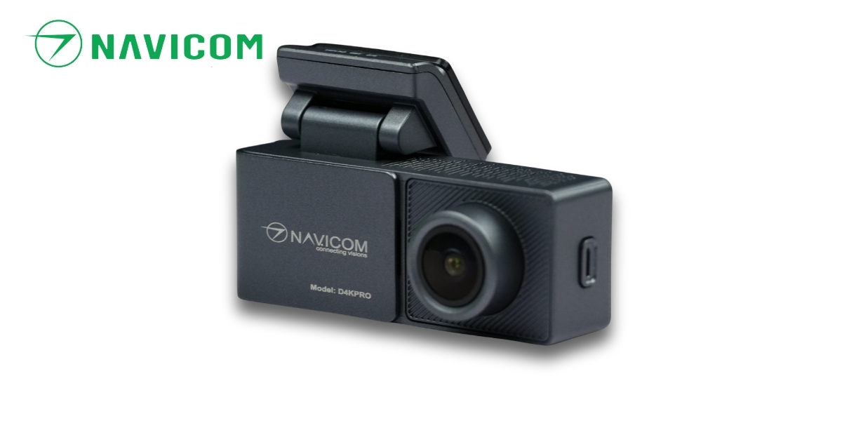 Camera hành trình NAVICOM D4K Pro - Ghi hình 4K, Kết nối Wifi & GPS, Hỗ trợ trông xe 24/24
