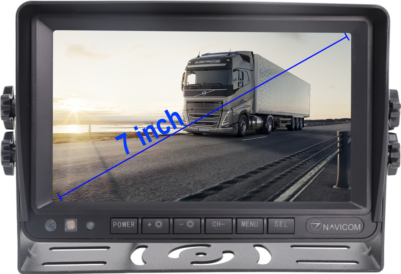 Camera xe tải 4 kênh 720P màn hình 7 inch Navicom GT8