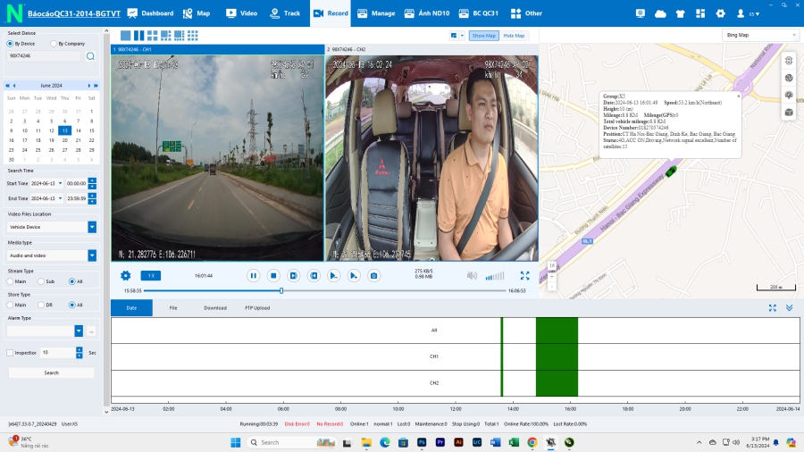 Thiết bị giám sát hành trình và ghi nhận hình ảnh người lái xe Navicom X5