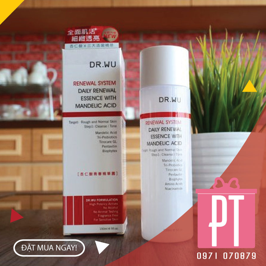 dr wu daily renewal essence with mandelic acid