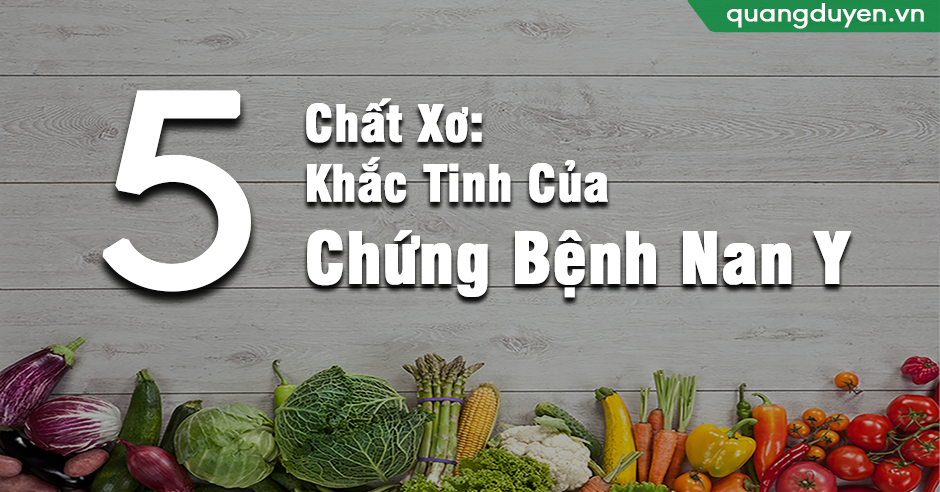 Chất Xơ - Khắc Tinh Của 5 Chứng Bệnh Nan Y