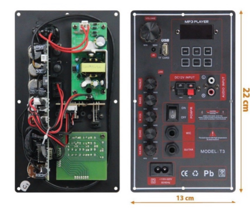 Loa Mini Arduino Mạch loa kéo mini 100w, xài cho loa 1,6T, 2 tấc, 2,5 tấc , 4 phiên bản ...