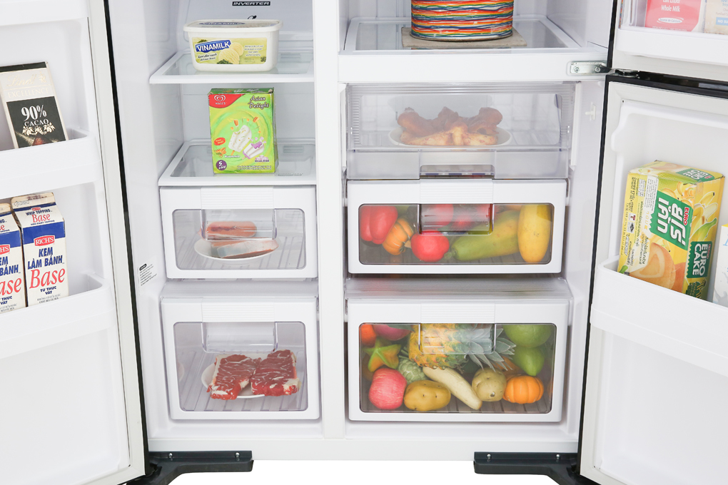 Tủ lạnh Hitachi R-FM800PGV2 ( GBK ) Inverter 600 lít