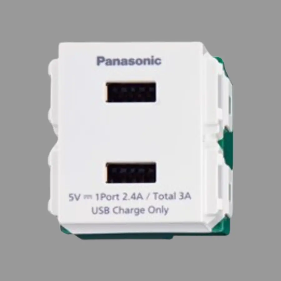 Ổ Cắm USB 2 Cổng Panasonic WEF11821W
