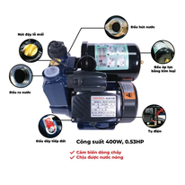 Máy Bơm Nước Nóng Tăng Áp Điện Tử Nanano NSP400-A 400W