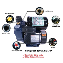 Máy Bơm Nước Nóng Tăng Áp Điện Tử Nanano NSP300-A 300W