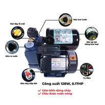 Máy Bơm Nước Nóng Tăng Áp Điện Tử Nanano NSP128-A 128W