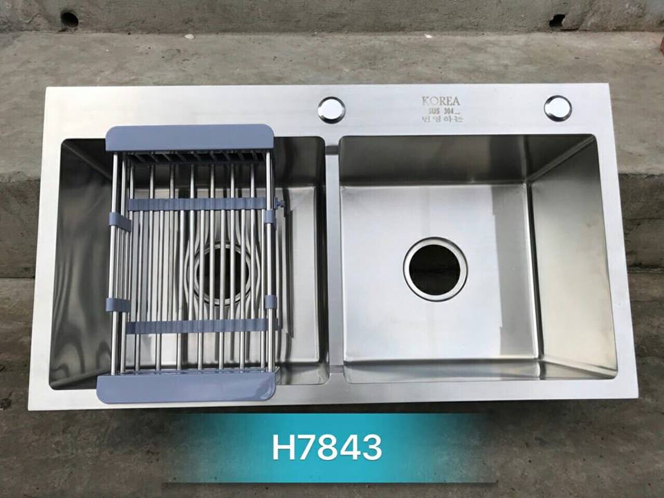 Chậu rửa bát inox SUS 304 korea SUS7843