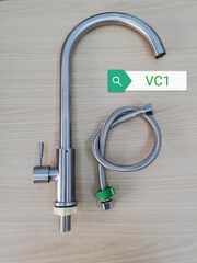 Chậu rửa bát inox SUS 304 korea 2 hố lệch 7243