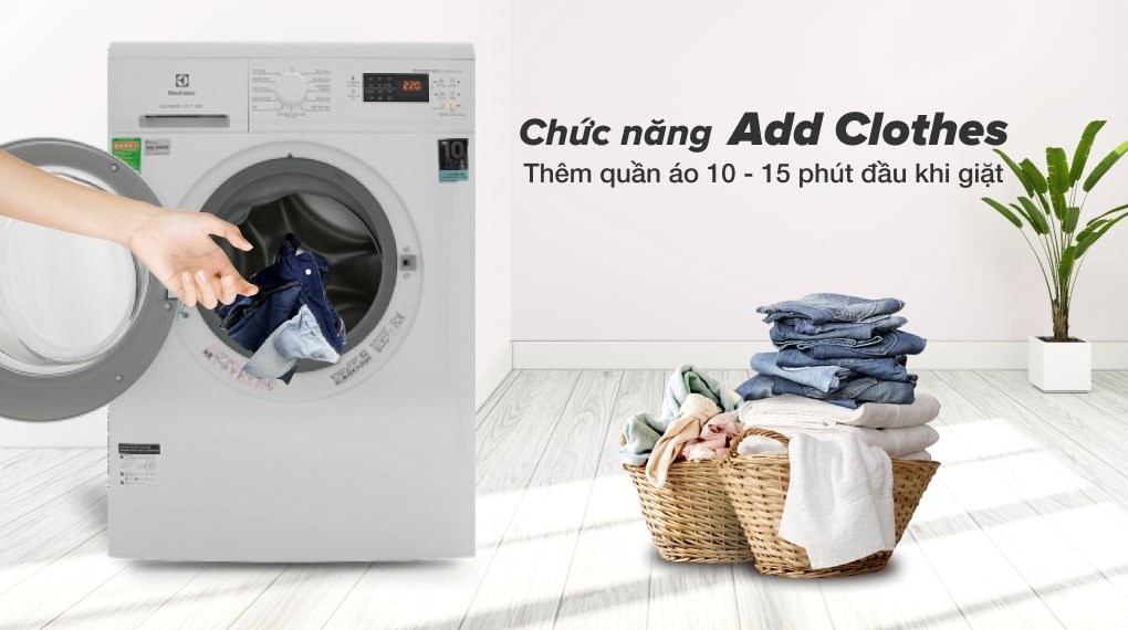 Máy giặt Electrolux 8 kg Inverter EWF8025DGWA lồng ngang