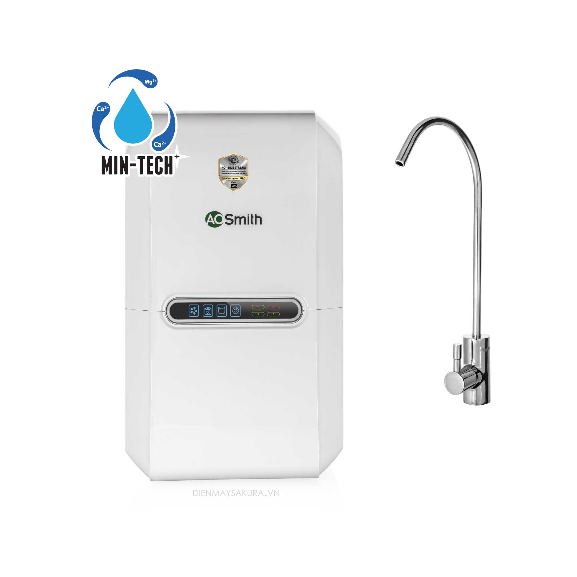 Máy lọc nước RO AOSmith E2 - Công nghệ Min-tech