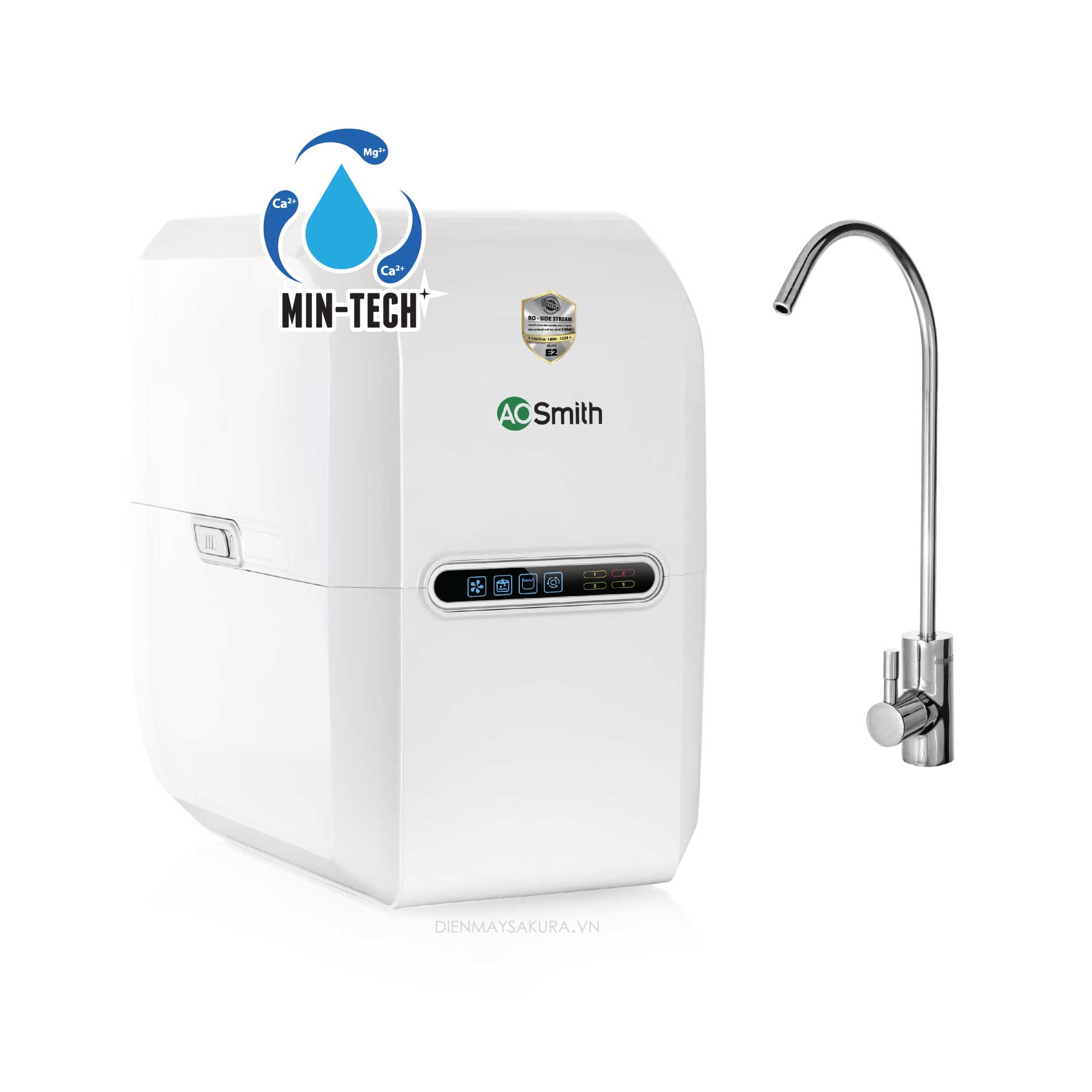 Máy lọc nước RO AOSmith E2 - Công nghệ Min-tech