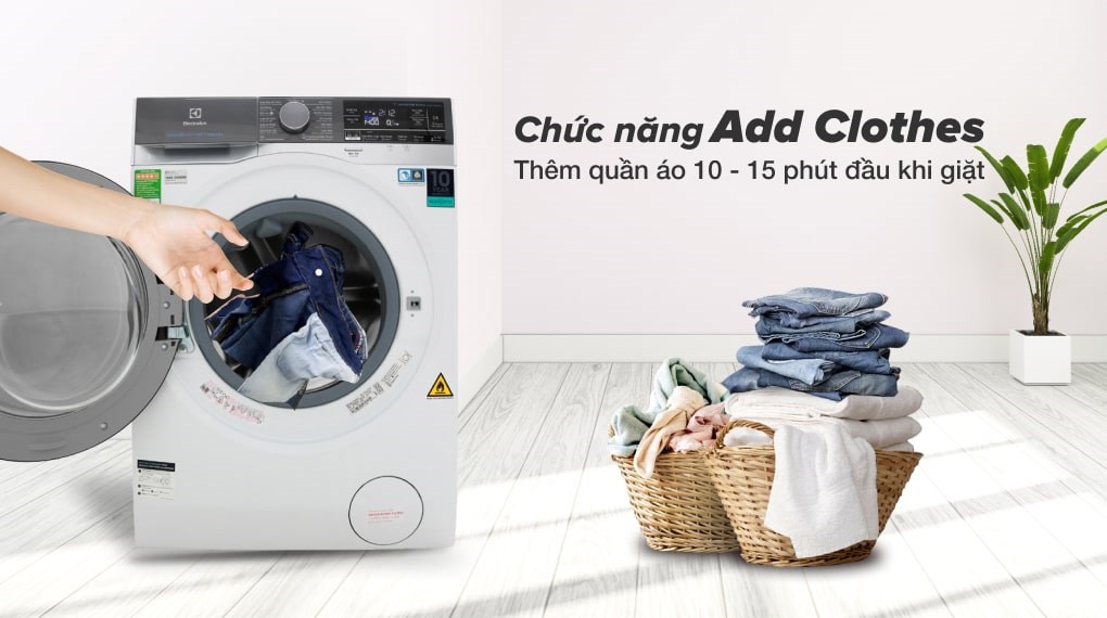 Máy Giặt Sấy Electrolux 8/5 kg Inverter EWW8023AEWA lồng ngang