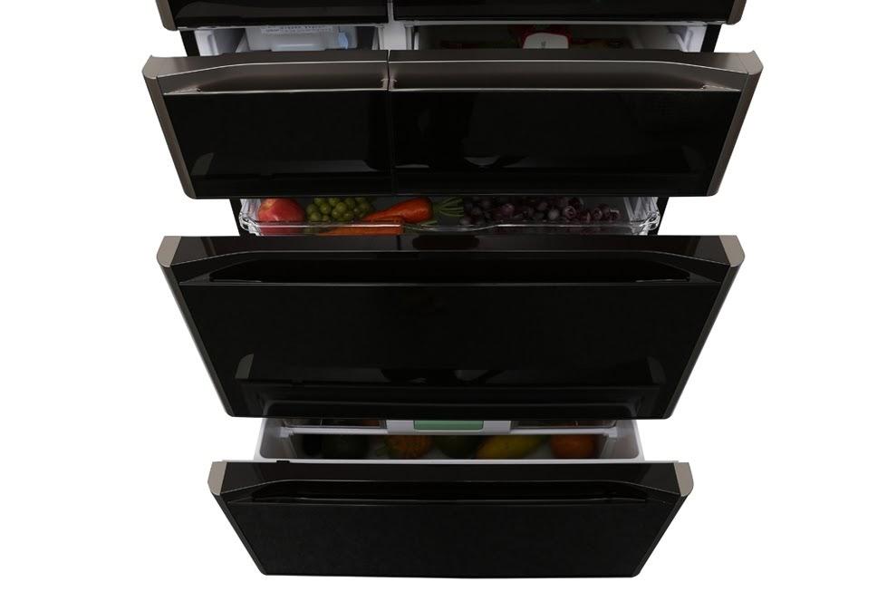 Tủ lạnh 6 cửa 536L Hitachi R-G520GV(XK) Inverter