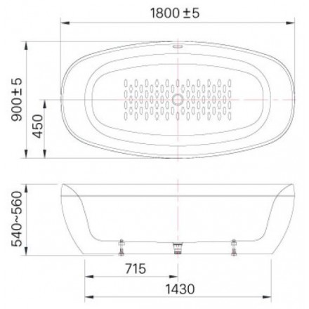 Bồn Tắm Inax BF-1858V